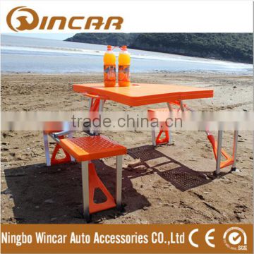 4 person plastic folding table for outdoor