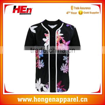 Hongen apparel 2017 Top quality Custom baseball jerseys sublimation baseball Jerseys