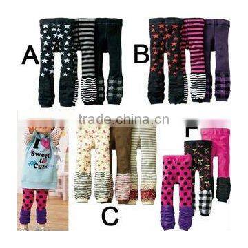 colorful original cotton baby Pants ,cute design Baby leggings,