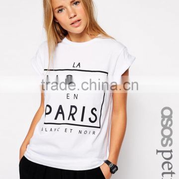 PETITE Exclusive T-Shirt With La Mode En Paris Print