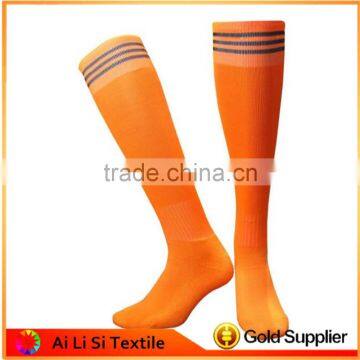 School Gril Knee High Strip Socks, White Custom School Uniform Socks