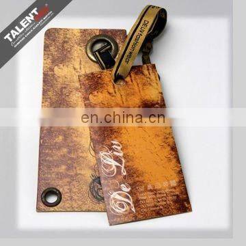 Wholesale Cardboard Kraft New Jeans Men's Wear Hang Tag for Clothing -  China Custom Clothing Hang Tags, Hang Tags Templates