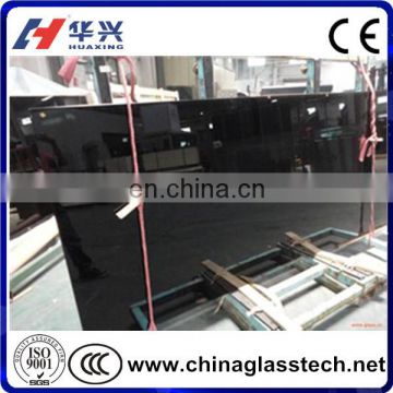 Unbreakable 10mm Black Colored Tempered Glass Floor Panels