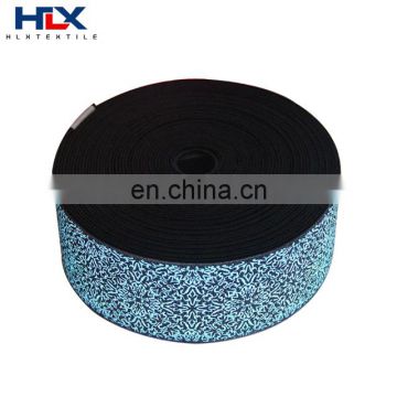 Factory Price Printed Elastic Silicone Tape Strap Ribbon