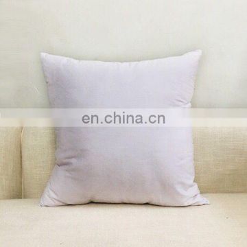 Home deco pillow cushion covers 100% cotton solid plain white cushion covers cotton