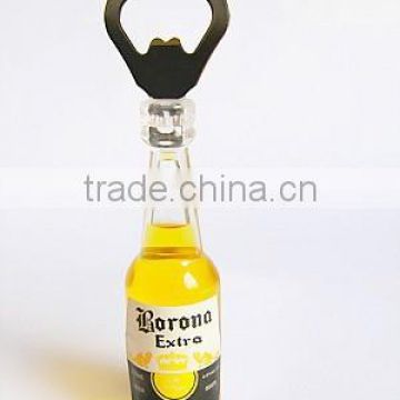 Promotional red wine bottle opener with magnet