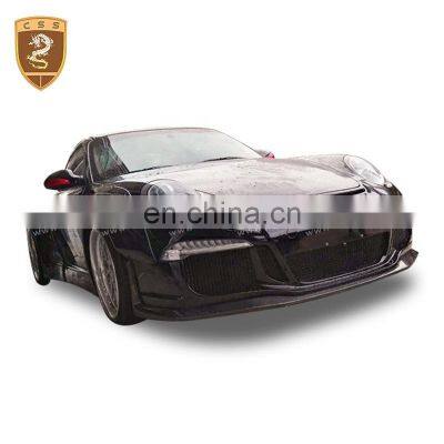 Carbon Fiber Material Body Parts For Porsche 911-997 Car Front Bumper Wide Style Body Kits