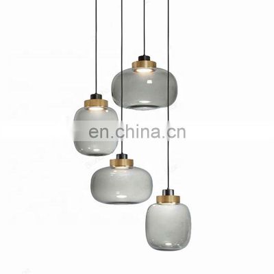 Nordic Glass Pendant Lights Modern Led Hanging Lamps Decor Lighting Fixtures Industrial Light