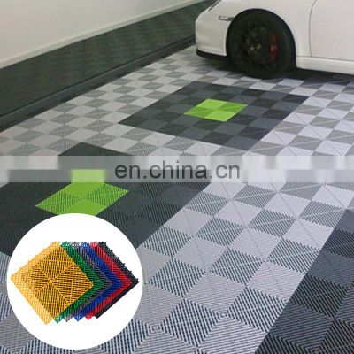 CH High Quality Interlocking Eco-Friendly Removeable Vented Waterproof Drainage Performance Durable Garage Floor Tiles