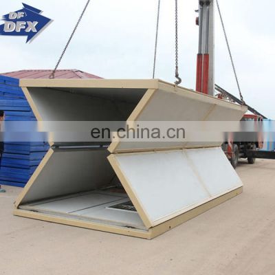 prefab modular folding foldable  container house easy installation hot sale from China 10ft 20 ft