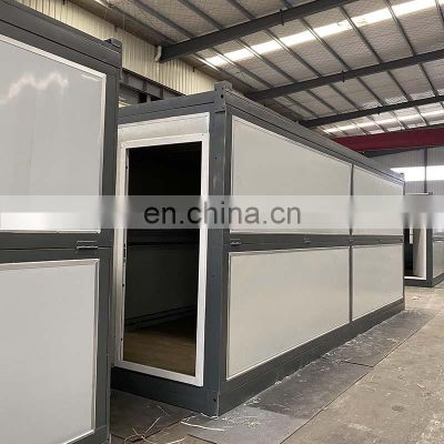 China factory hot selling customized living prefabricated house folding flat pack container homes with high quality