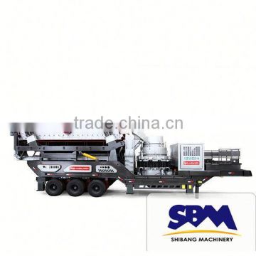 SBM high performance and low price mobile cone crusher for Galena