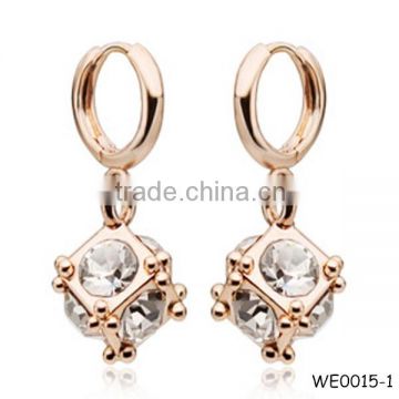 Latest Design Diamond Earring Fashion Luxury Women Jewelry