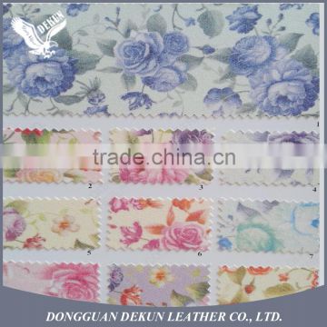 Hot sale wholesale pvc artificial printed glitter leather