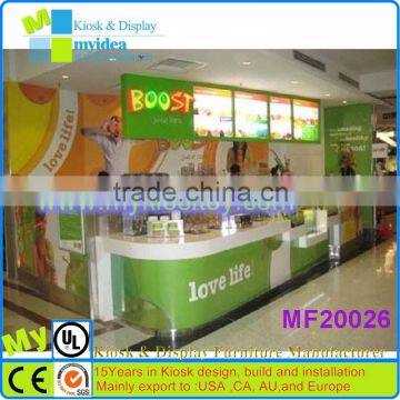 China indoor food kiosk manufacture,kiosk stands for malls