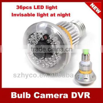 36pcs led invisable light at night bulb camera