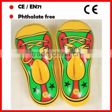 PVC promotional inflatable party shoes