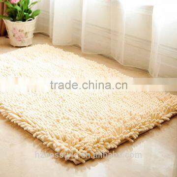 Customized & wholesale white shag rug for bathroom