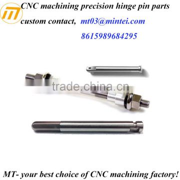 Dongguan supplier OEM CNC machining precision stainless steel hinge pin