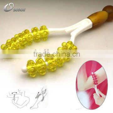 Beauty Two Rollers Plastic Face Massager