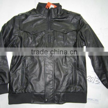 man newest fashion leather jacket stocks