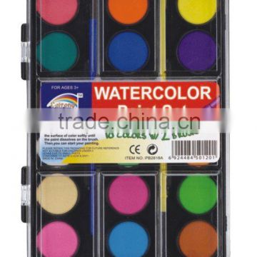 18 colors water color cake