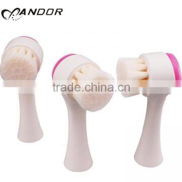 Promotion silicone soft synthetic hair andor facial brush