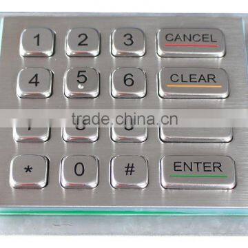 patented DWP technology deep waterproof programmable keypads