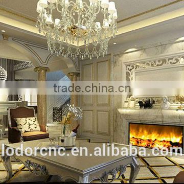 luxury decorative fake electric fireplace