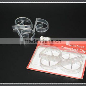 Plastic White Tablecover Clip