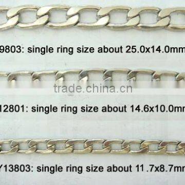 decoration NK shape chain for bag chain