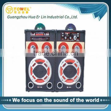 Factory direct selling super dj bass speaker speaker box 2.0 active speaker mp3 player with built in speaker