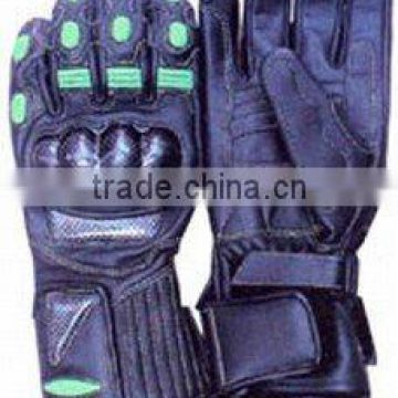 DL-1497 Leather Motorbike Racing Gloves