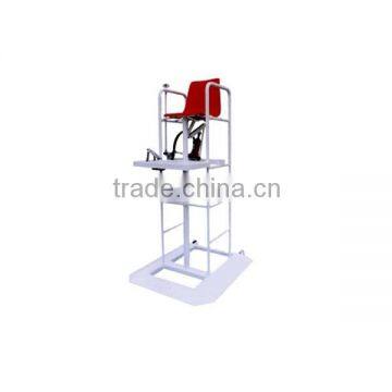 Hydraulic volleyball height adjustable umpire chair