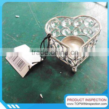 Quality control service in China for Candel Holder supplier