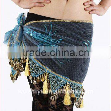 Egyptian tribal belly dance nets cloth and embroidery hip scarves
