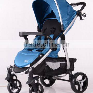 2015 America Hot sale best price Aluminum EVA Wheels2-IN-1 Baby Pram with Car seat