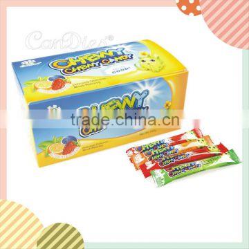 Four friuty flavors mixed in one box ! Chewy chewy rfuit milk Candy