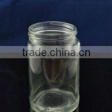 transparent clear color glass canning jar 12oz