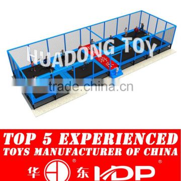 New factory price for indoor trampoline park, high quality trampoline playground