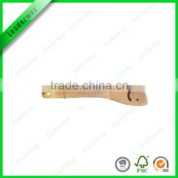 Lovely smile face pattern kitchen bamboo spoon