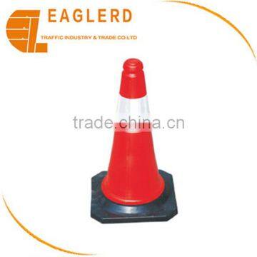 hot sale high quality 50cm reflective PE traffic cone