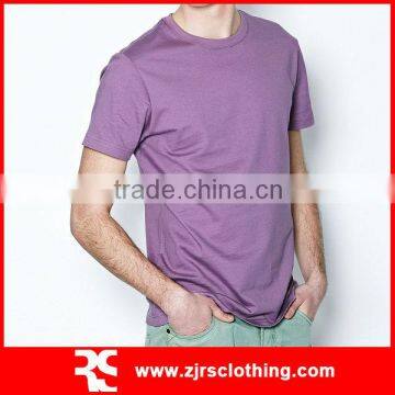 New Mens Promotional Plain 100% Cotton Blank T shirt High Quality T-shirt Pre-wash T-shirt