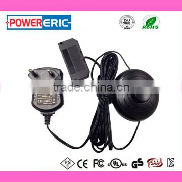 Can be customized universal 12V 0.5A power adapter with foot switch and 6 way distributor
