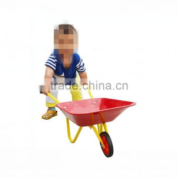 Kids educational toy wheelbarrow plastic tray Wheel barrow for kids Mini wheelbarrow