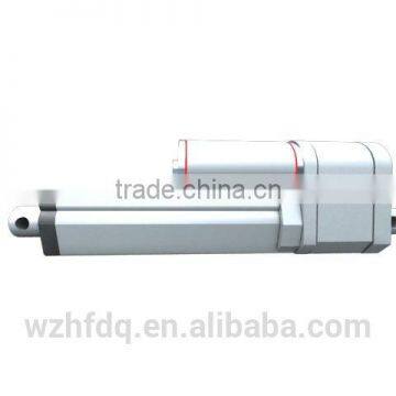 China wenzhou gear motor 150kg load linear actuator with potentiometer feedbacking stroke,
