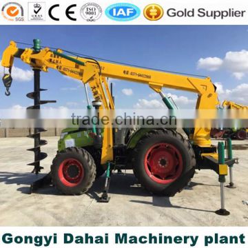 Hydraulic Drilling machine with tractor digger for professional design