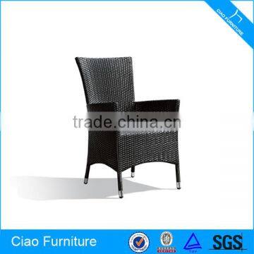 Reasonale price poly wicker garden chair furniture