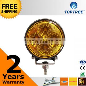 Amber led auxiliary driving lights 12V 24V auxiliary headlights for agricultural machinery