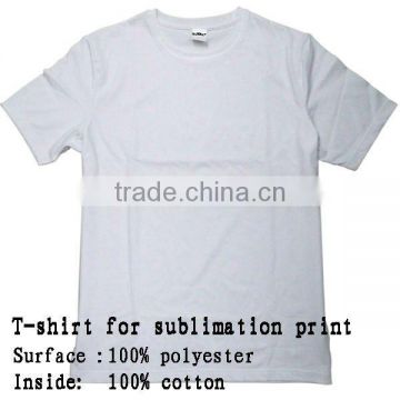 100% cotton cheap white blank t shirt for promotional